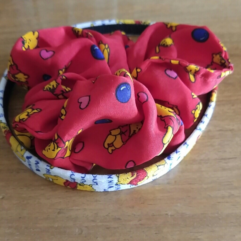 LAST CHANCE Winnie the pooh headband and scroungy